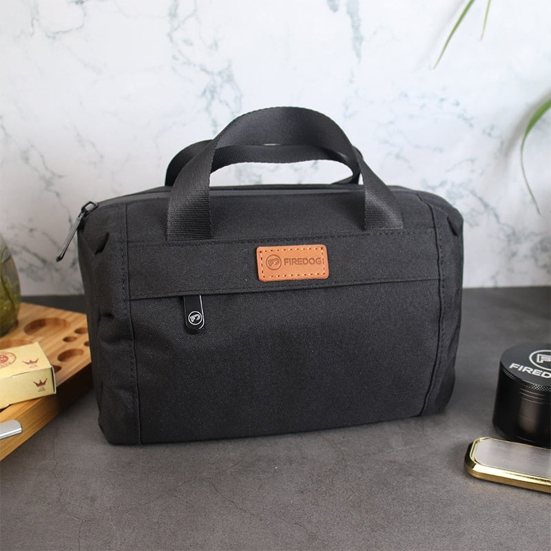 Large Capacity Portable Travel Carrying Case Black Gray Color Storage Organizer 24 By 14.5 By 11 Cm