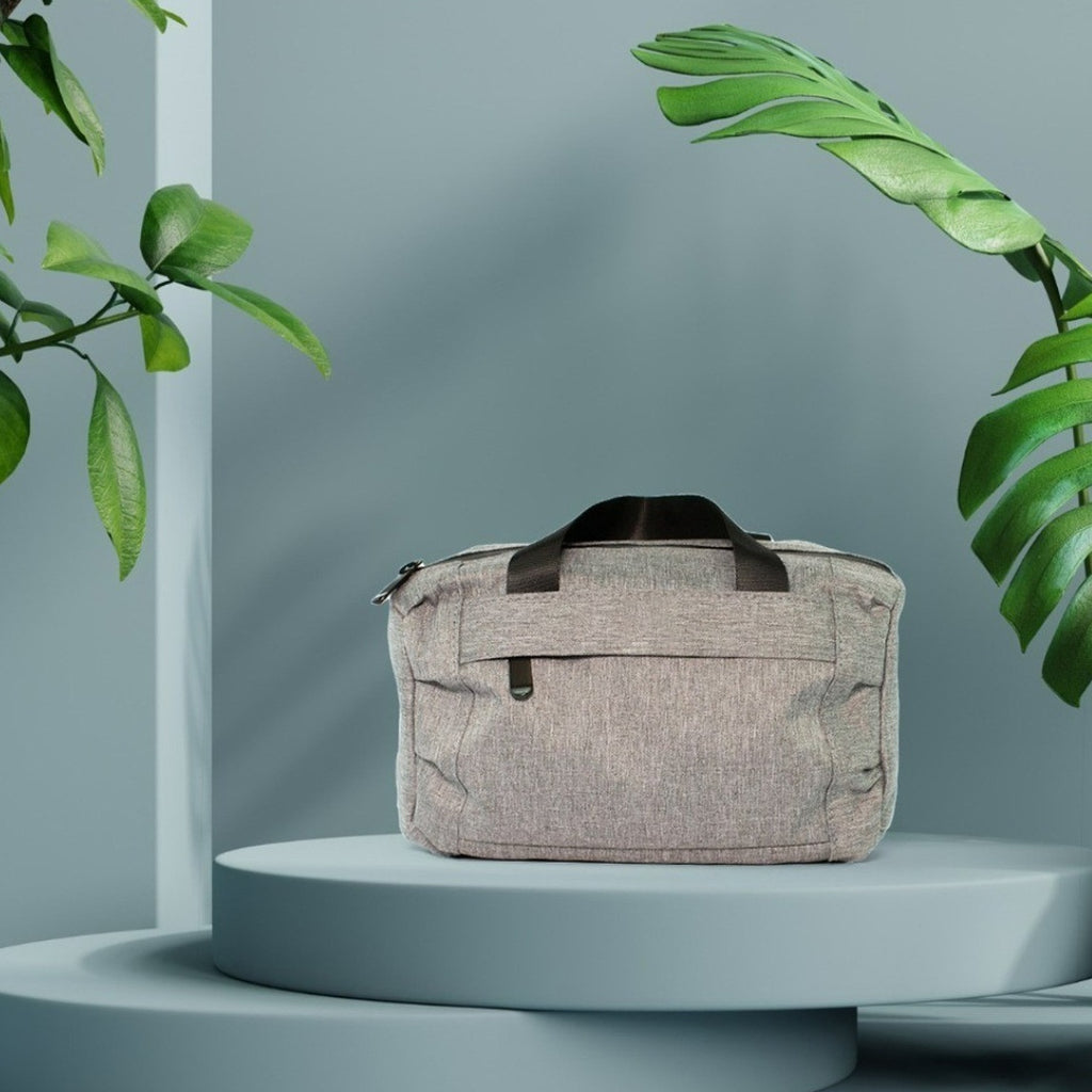 Large Capacity Portable Travel Carrying Case Black Gray Color Storage Organizer 24 By 14.5 By 11 Cm