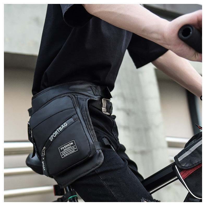 Outdoor Cycling Leg Bag For Men Crossbody Multi Functional Bag Breathable Waterproof Anti Theft Nylon