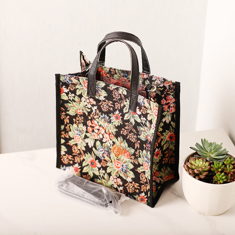 Womens Korean Style Canvas Shoulder Bag With Adjustable Strap For Street Trend Urban Fashion Accessory