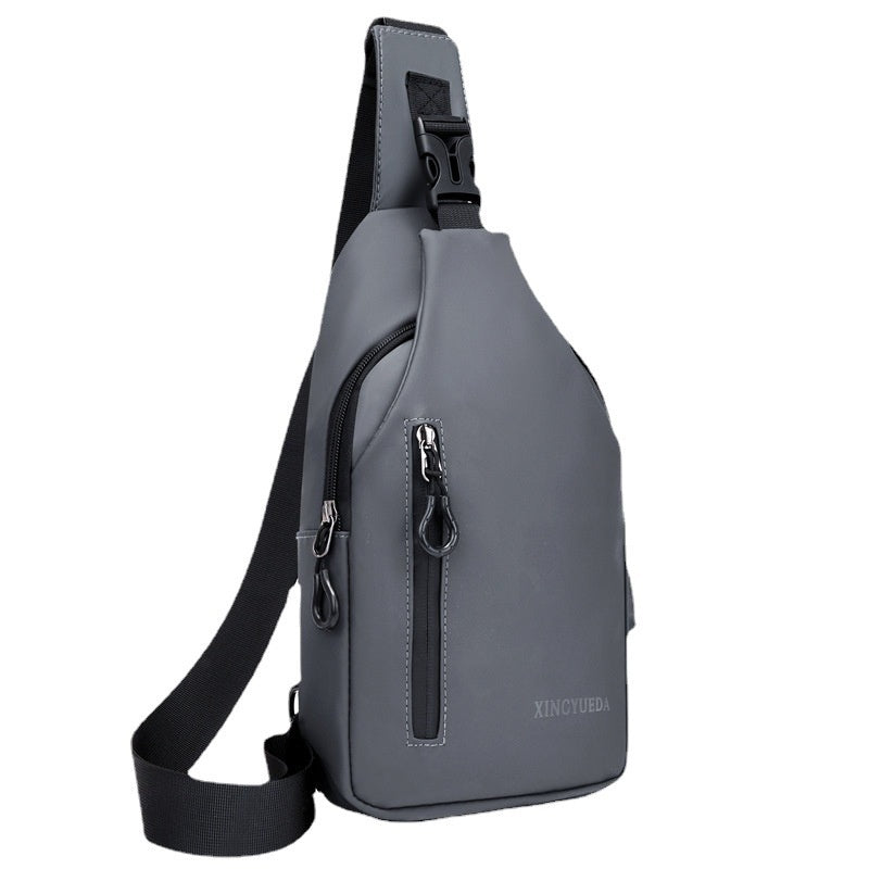 Men's Chest Bag Crossbody Backpack Tactical Casual Sports Function Oblique Shoulder Fashion