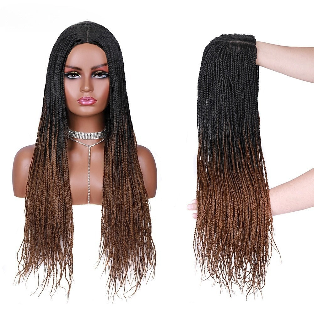 Long Braided Synthetic Wig - 24 Inch