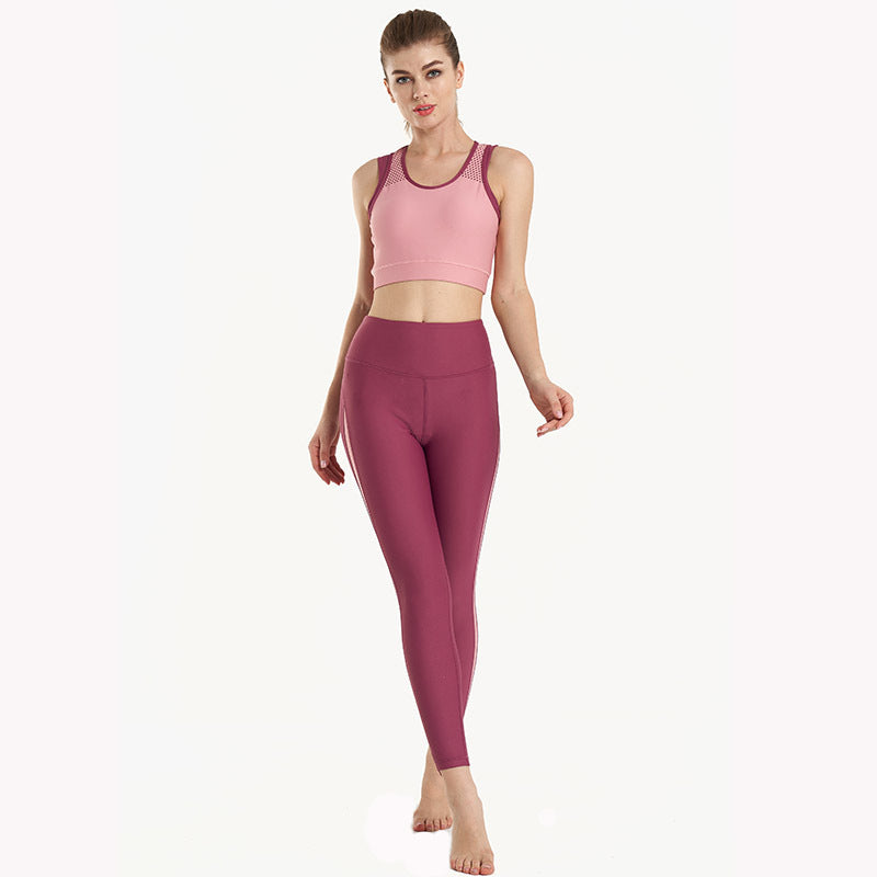 Noble Workout Clothes And Yoga Suits Nylon And Combed Cotton Blend With Cotton Lining