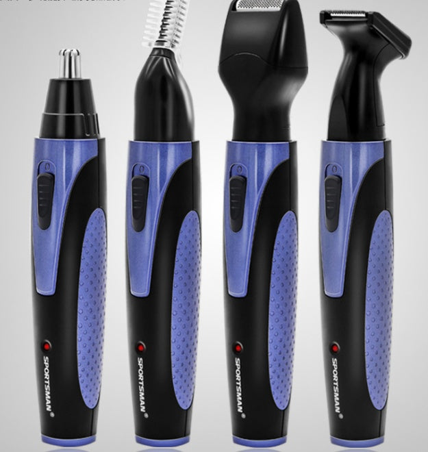 SPORTSMAN electric nose hair trimmer male hair vibrissa shaving machine tool shaver four in one package