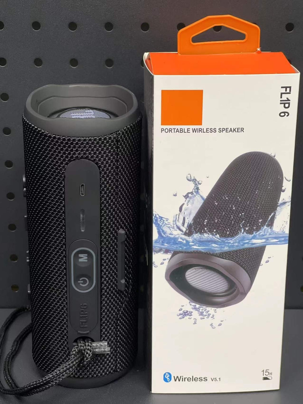 Portable Outdoor Wireless Bluetooth Speaker With Dual Speakers Long Battery Life Stereo Sound