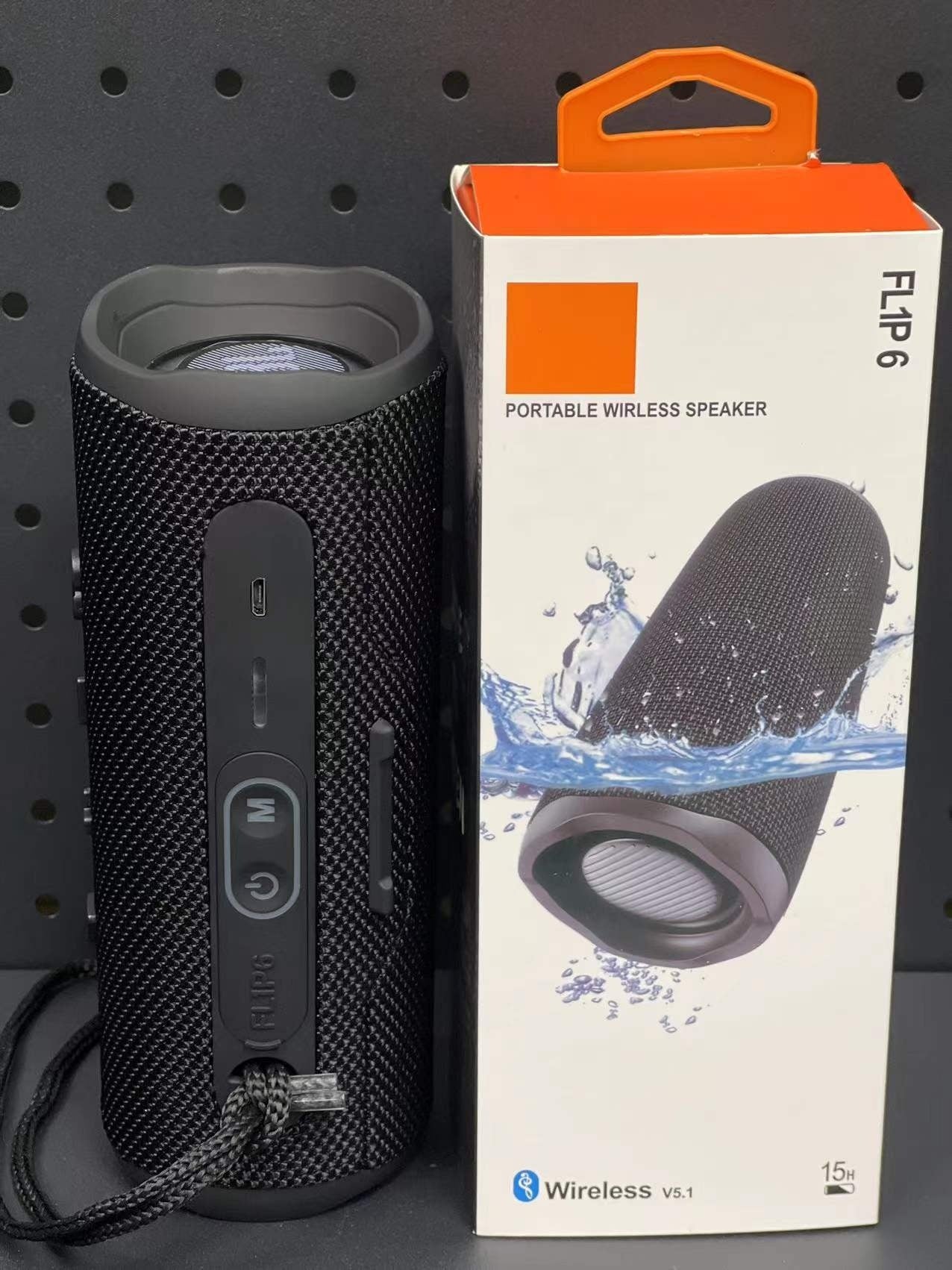 Portable Outdoor Wireless Bluetooth Speaker With Dual Speakers Long Battery Life Stereo Sound