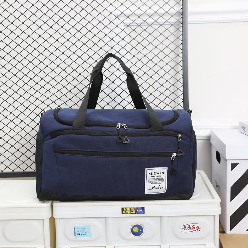 Unisex Large Capacity Travel Backpack Oxford Cloth Luggage Bag For Leisure Travel