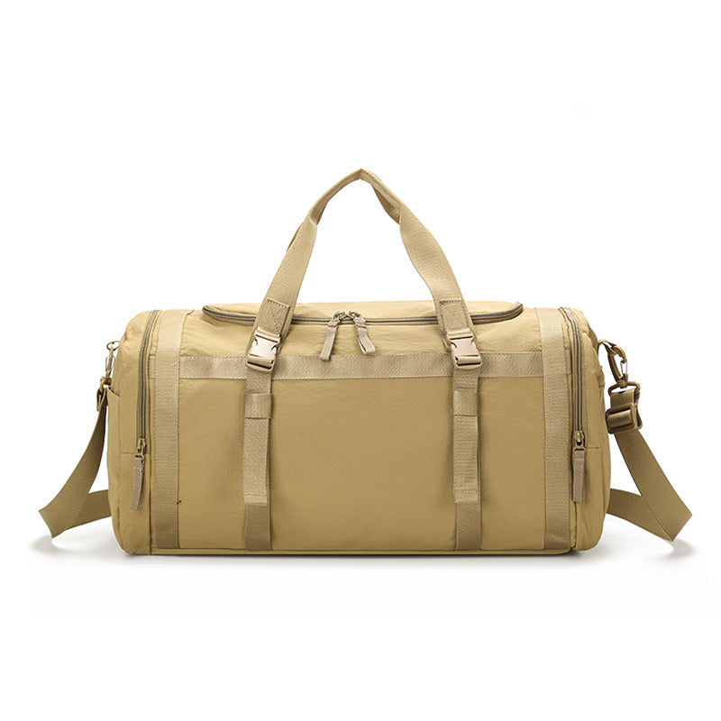 Gym Shoulder Sports Bag Crossbody Handbag for Leisure Travel Waterproof Breathable Polyester 20 to 35L Capacity