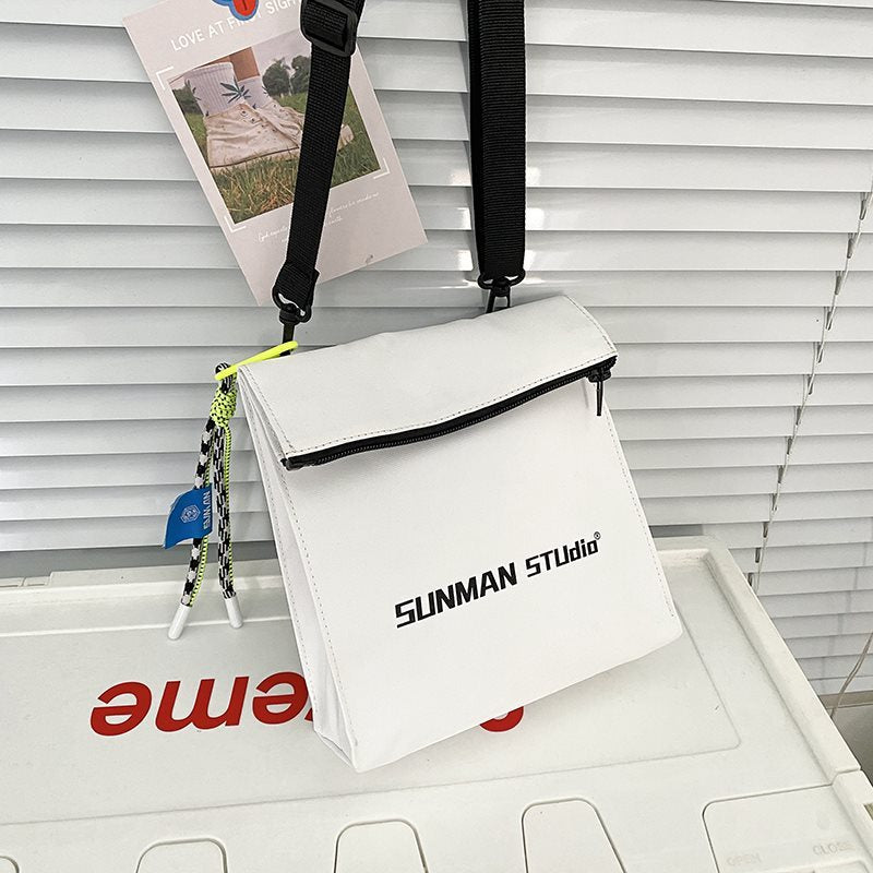 Simple All Match Messenger Bag Design Backpack Made From Polyester for Travel and Everyday Use with Street Trend