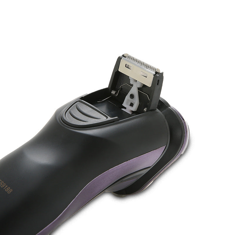 Electric Men's Shaver - Fully Washable USB Rechargeable Car Adapter