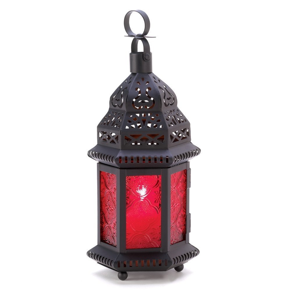 Metal Candle Holder Wind Lamp - Vintage Hurricane Lantern for Home Decor