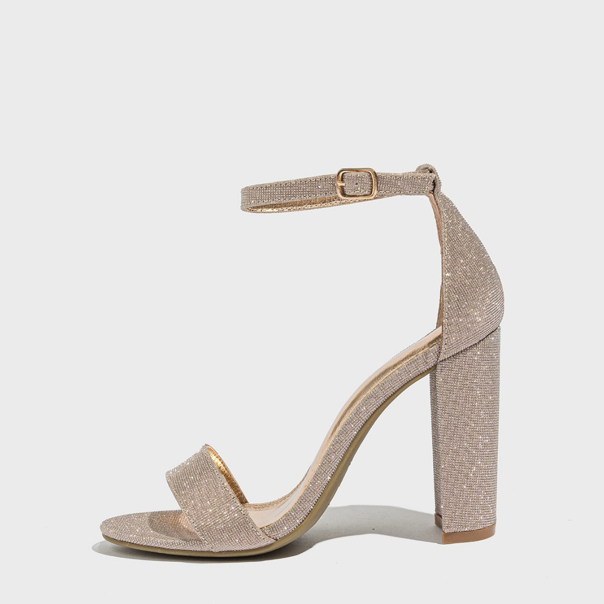 European American Style Chunky Heel Sandals - Women's Classy High Heel Shoes