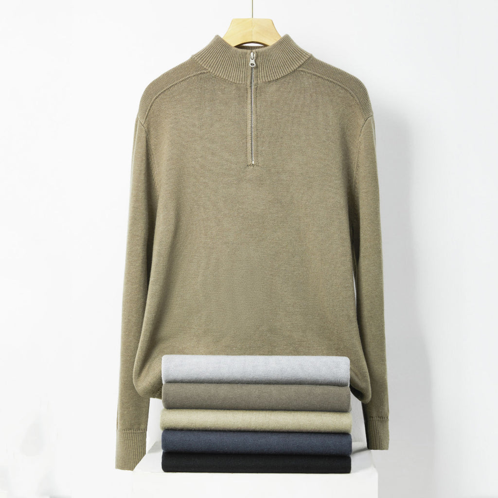 Casual Sweater Thickened Wool Base Shirt