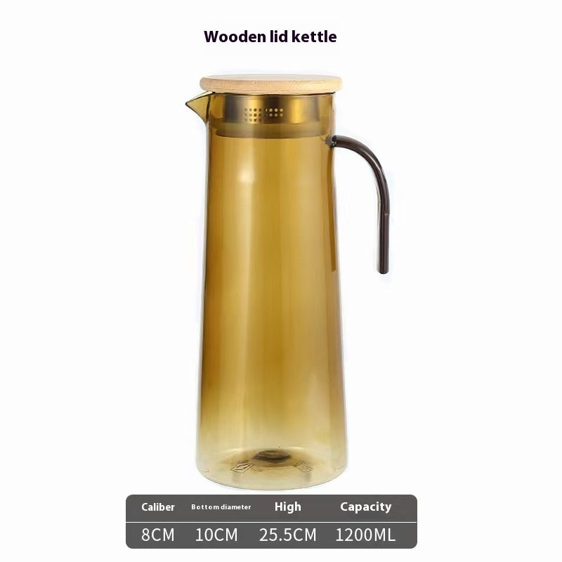 Transparent Acrylic Fruit Scented Cold Water Bottle - Modern Design
