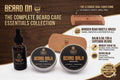 Beard Growth & Grooming Kit – USDA Certified Organic Beard Oil, Balm & Wooden Comb-0