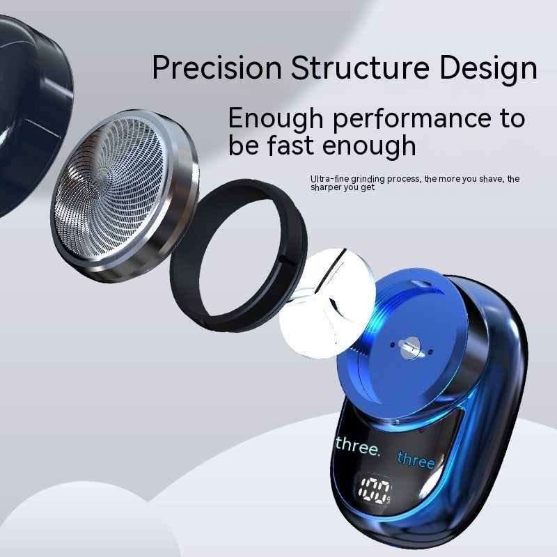 Portable Men's Mini Electric Single Knife Shaver