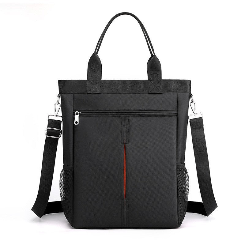 Oxford Laptop Handbag For Men Simple Casual Business Leisure Computer Bag In Black Or Blue