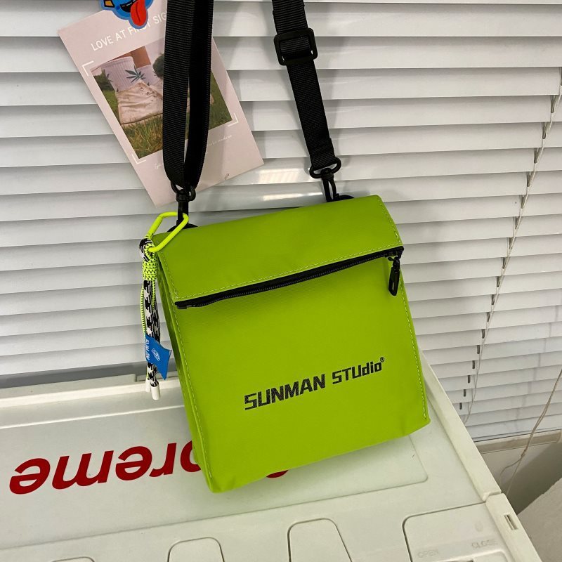 Simple All Match Messenger Bag Design Backpack Made From Polyester for Travel and Everyday Use with Street Trend