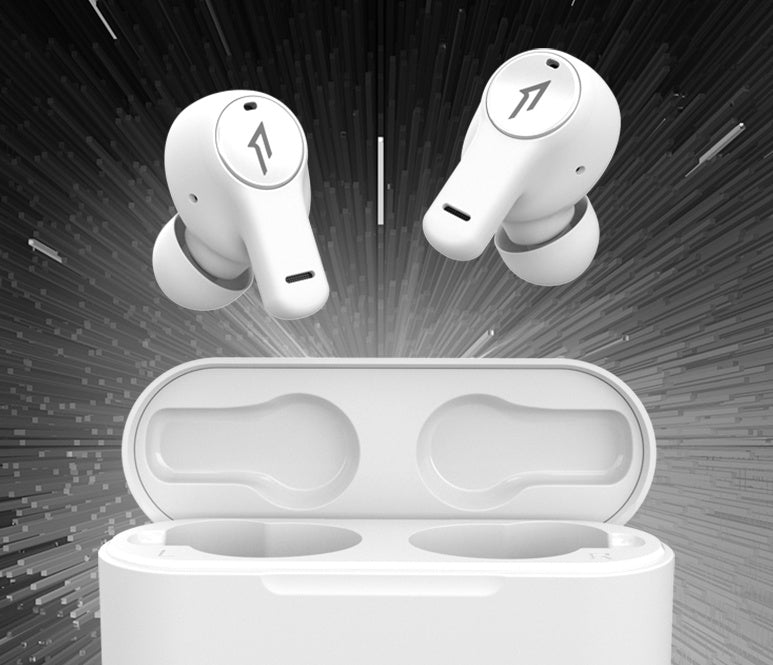True Wireless Bluetooth Headset Sports Waterproof Earbuds 5.0 With 10m Range Pearl White Or Magic Night