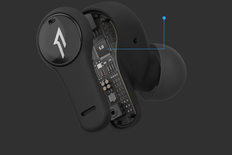 True Wireless Bluetooth Headset Sports Waterproof Earbuds 5.0 With 10m Range Pearl White Or Magic Night