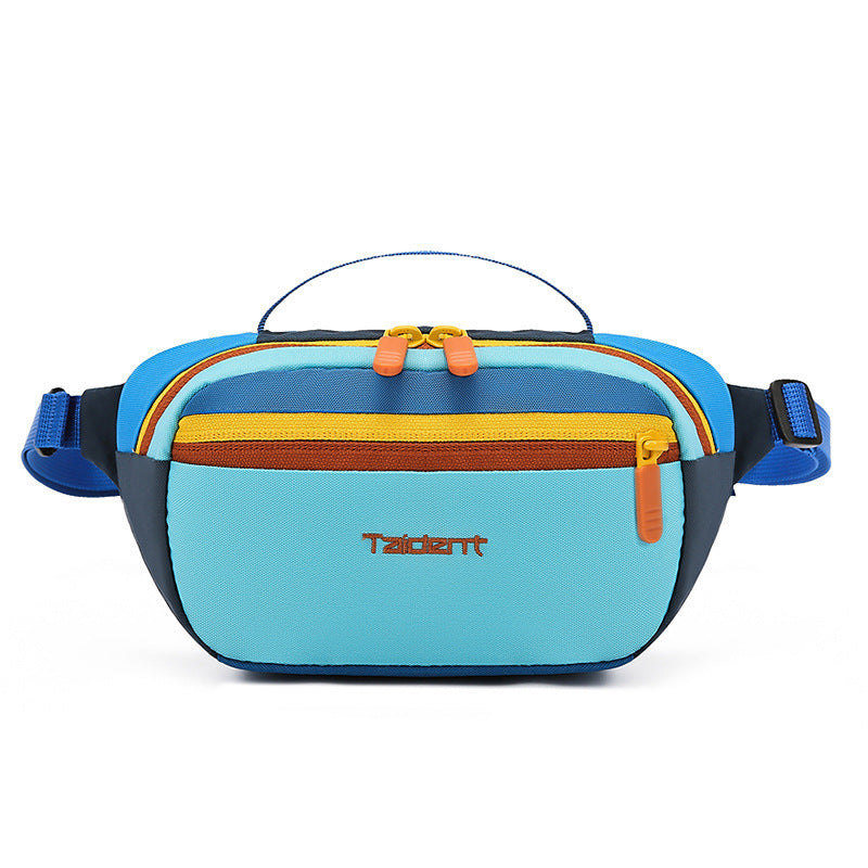 Outdoor Leisure One Shoulder Handbag Waist Bag Nylon 2L Dopamine Color Crossbody Utility Purse
