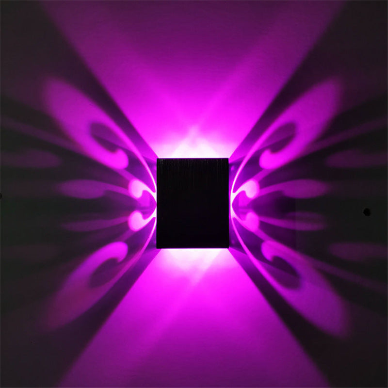 Led Butterfly Wall Lamp Creative Interior Background Wall