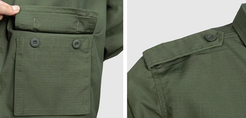 A Replica Of The American Four-color Camouflage BDU Suit Set