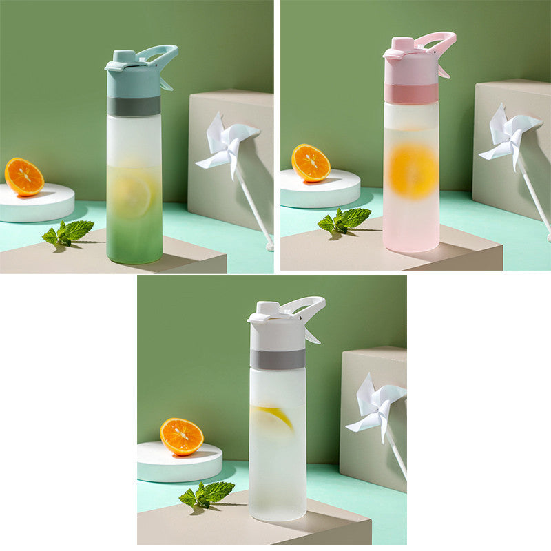 Sports Spray Water Bottle - 600ml Mist Bottle for Fitness & Outdoor Activities
