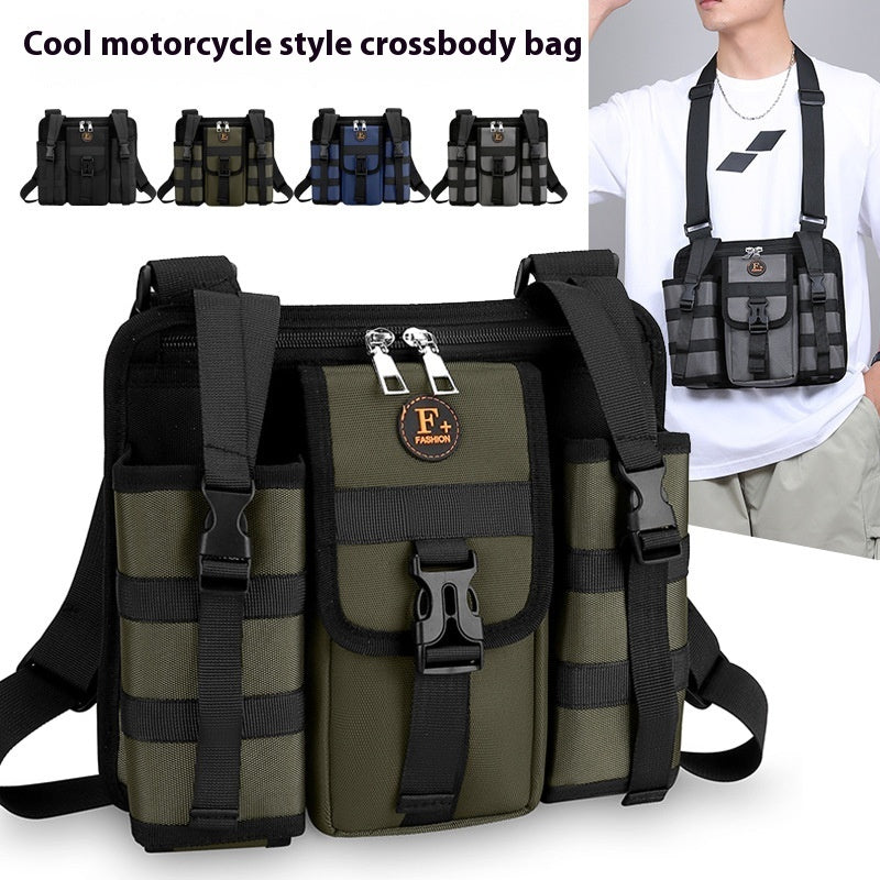 Leisure Outdoor Shoulder Bag For Men Messenger Bag Waterproof Ultra Lightweight Breathable Oxford Cloth