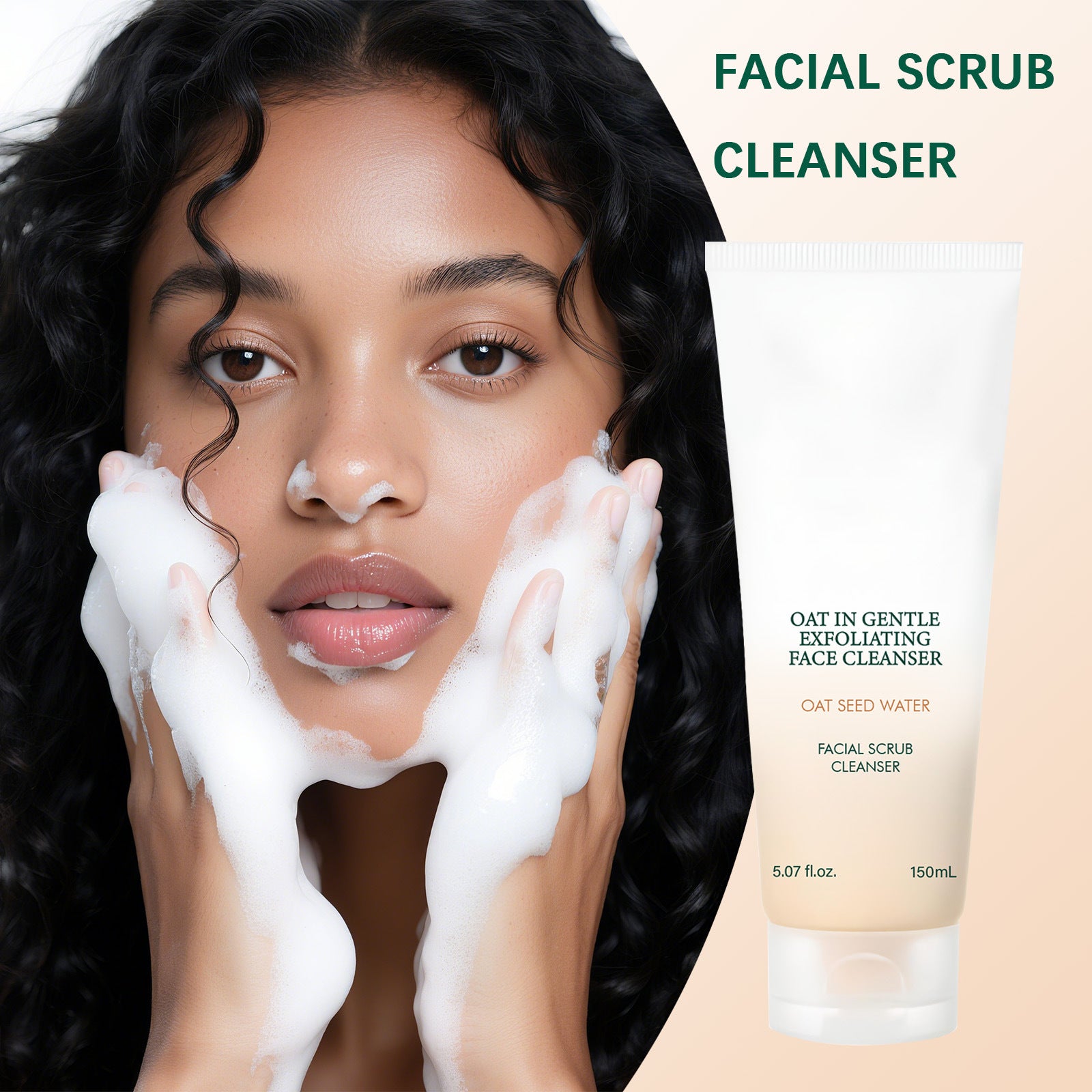 Oat Facial Cleanser Foam - Gentle Pore Cleansing
