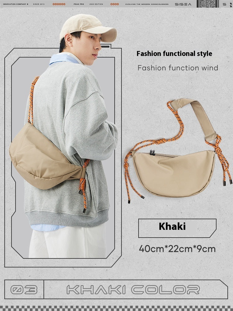 Lightweight Exercise Mens Large Capacity Commuter Messenger Bag for Daily Work Commute Urban Style Nylon