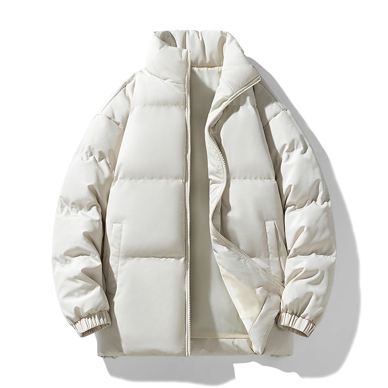 Men's Stand-up Collar Cotton-padded Coat Thickened Warm-keeping And Cold-proof