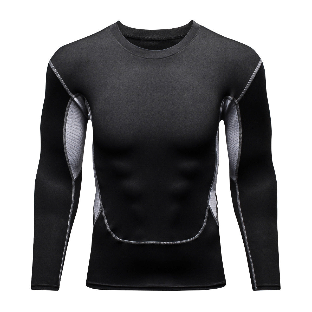 Men's Quick Dry Long Sleeve Sports Shirt For Workout And Fitness Training Moisture Wicking Athleisure
