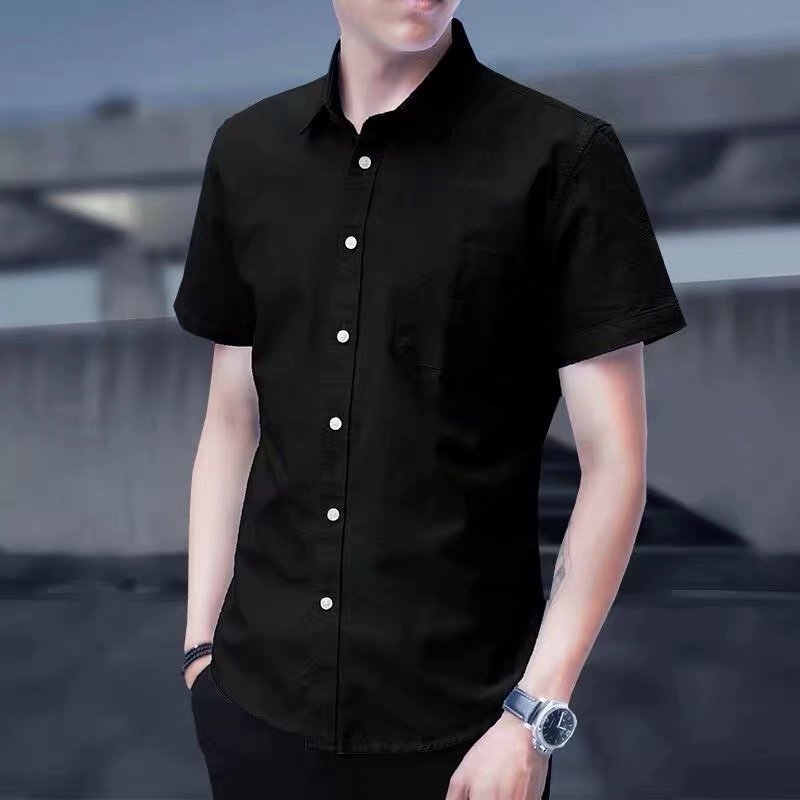 Trendy Handsome Summer Short Sleeve Men's Shirt