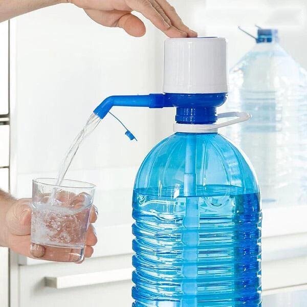Premium Plastic Bottled Water Dispenser - Easy Pour Spout for Home & Office