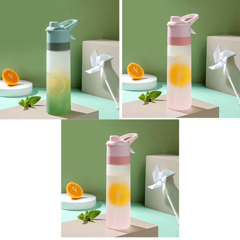 Sports Spray Water Bottle - 600ml Mist Bottle for Fitness & Outdoor Activities
