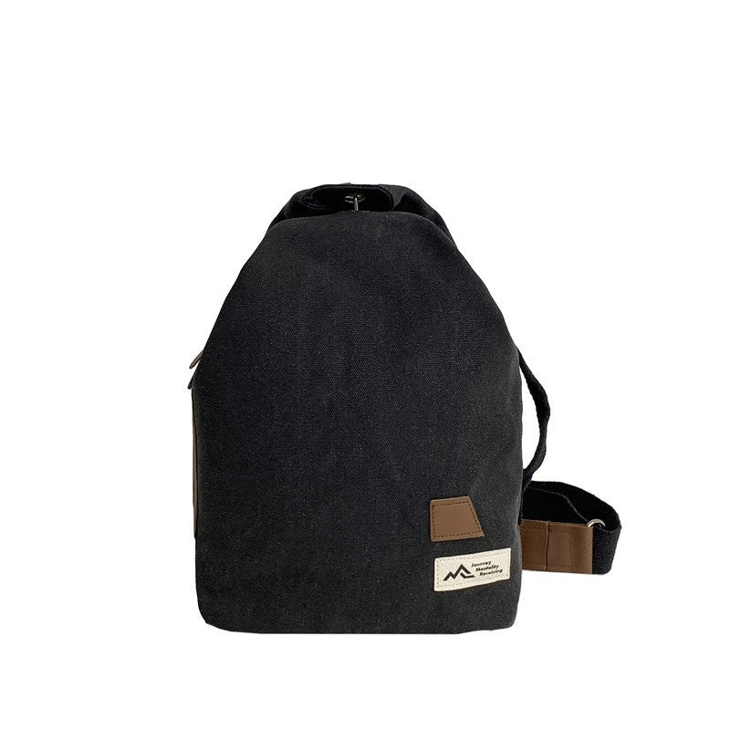 Canvas Slanted Chest Bag For Travel And Leisure Waist Sling Bag Wear Resistant Durable