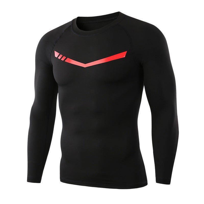 Men's Quick Dry Long Sleeve Sports Shirt For Workout And Fitness Training Moisture Wicking Athleisure