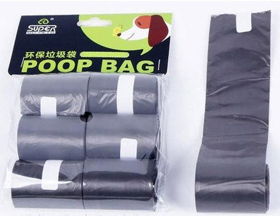 Foldable Dog Pooper Scooper For Travel With 1 Roll Biodegradable Bags Clean Up Excreta Easily
