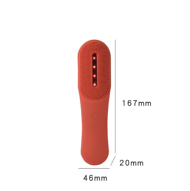 Ultrasonic Facial Cleanser with Red Light Therapy