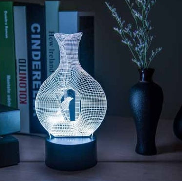 Creative 3D Night Light LED Lamp - Touch Control Illusion Light