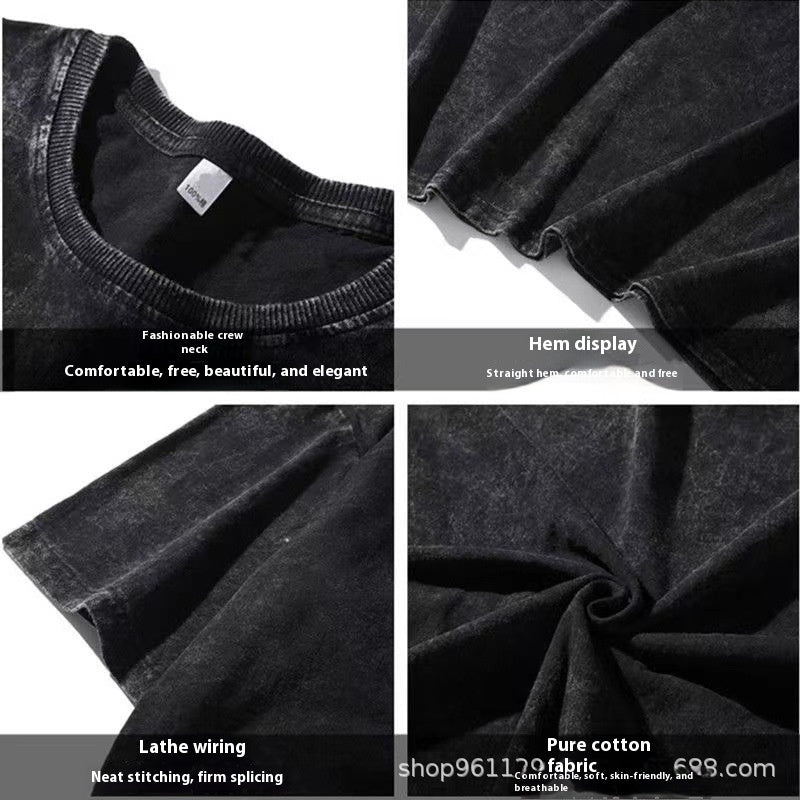 Short Sleeve Men's Summer Printed Loose