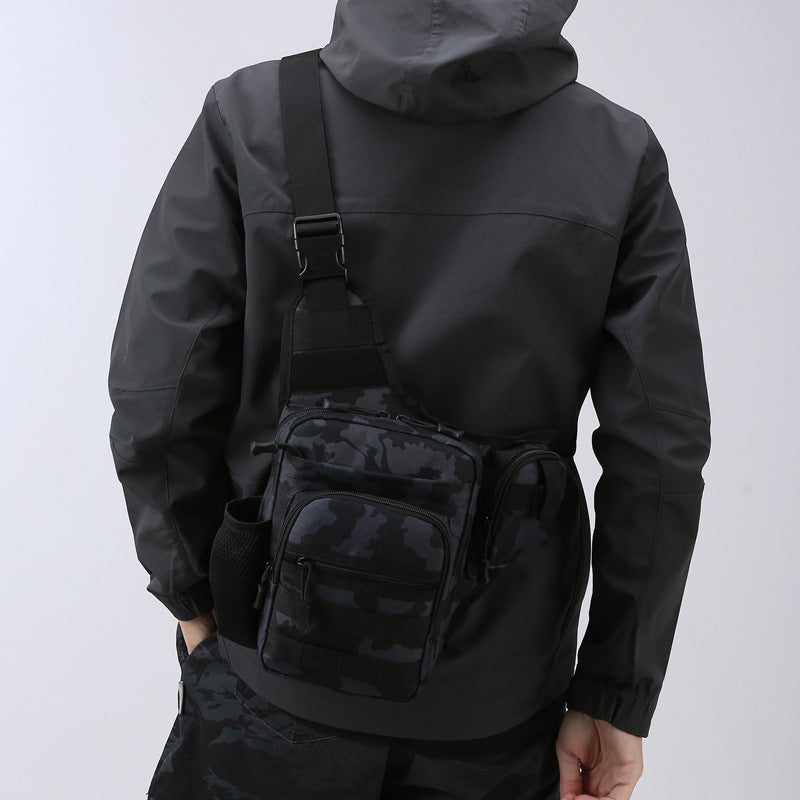 Leisure Travel Storage Bag Lightweight and Practical Shoulder Bag for Men Outdoor Waterproof Expandable Nylon