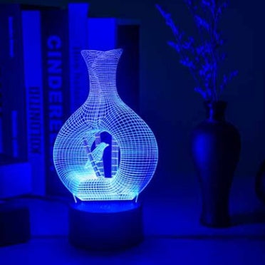 Creative 3D Night Light LED Lamp - Touch Control Illusion Light
