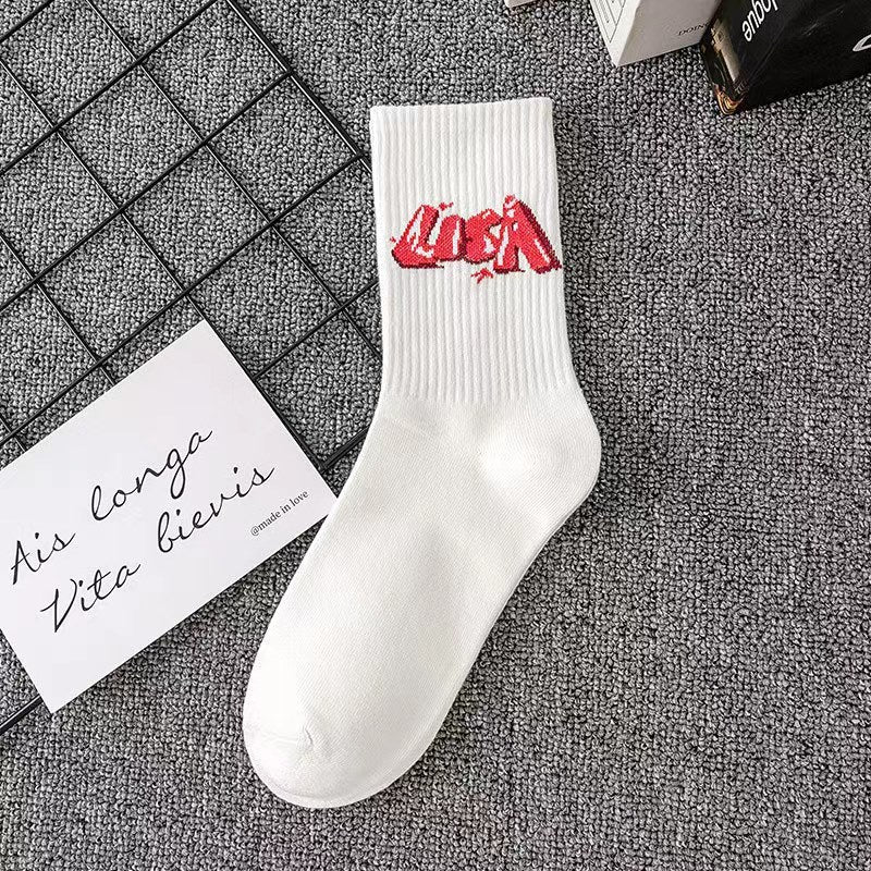 Cotton Fall Winter Men Basketball Long Socks