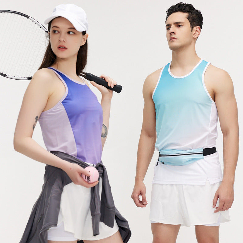 Bamboo Fiber Quick Dry Sleeveless Workout Vest Tee For Running Fitness Training And Outdoor Sports