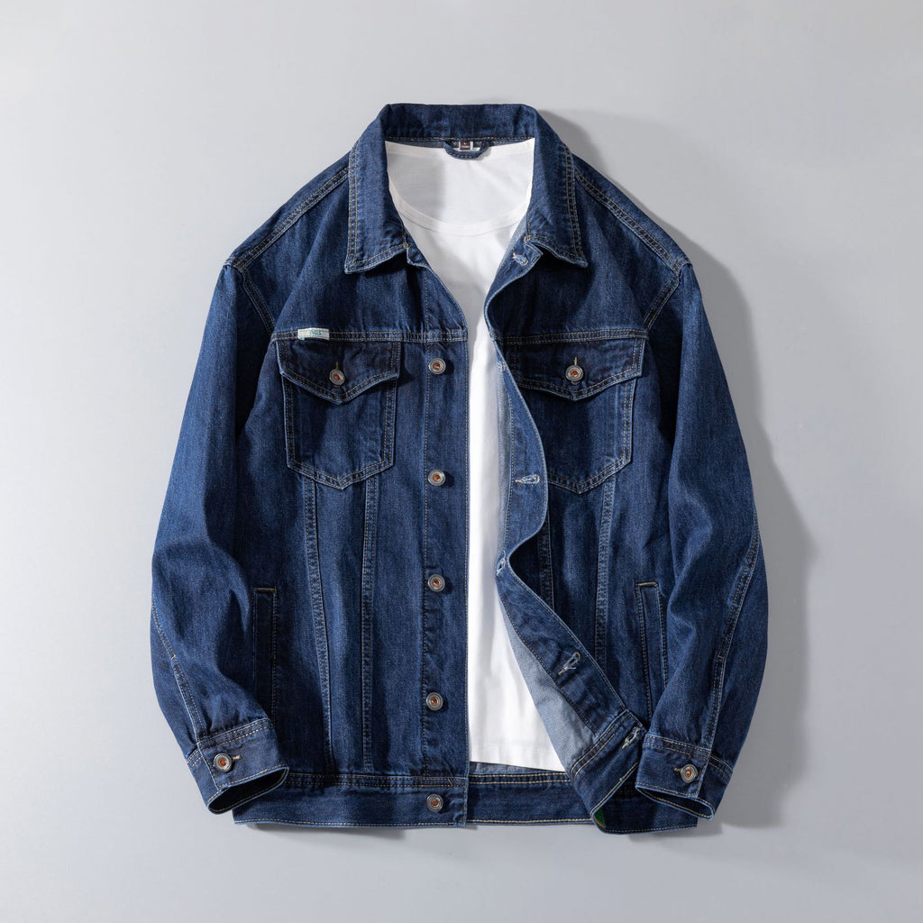 Heavy Industry Retro Denim Jacket Men