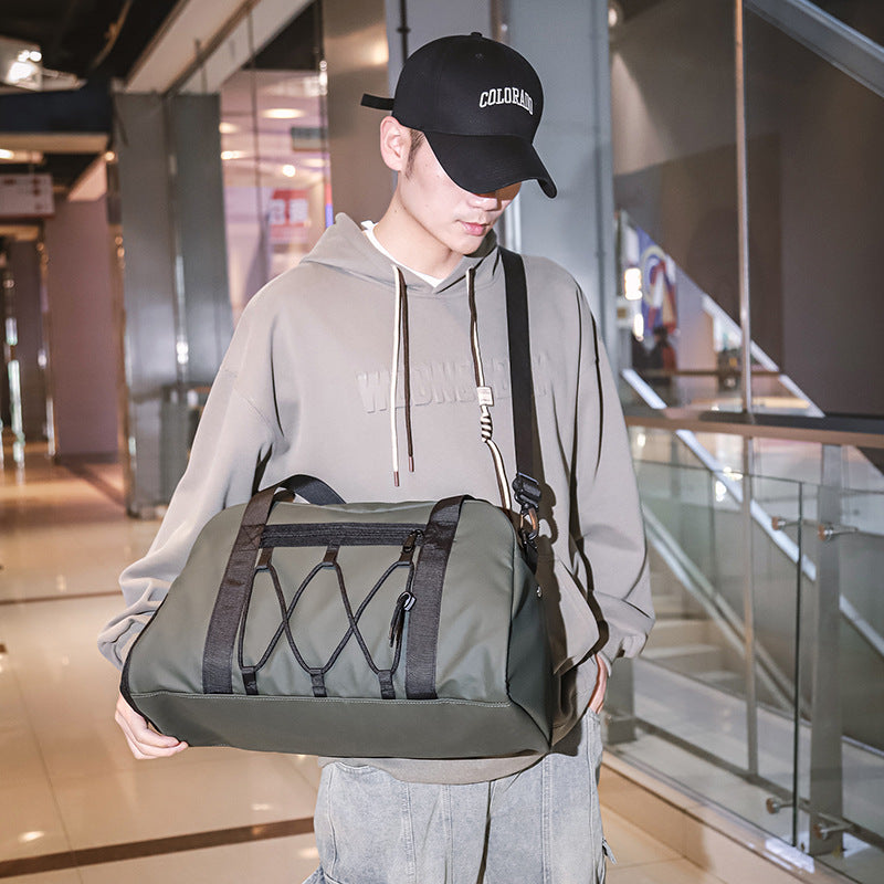 Short Business Trip Large Capacity Luggage Bag Oxford Cloth Boarding Travel Bag With Breathable Lining