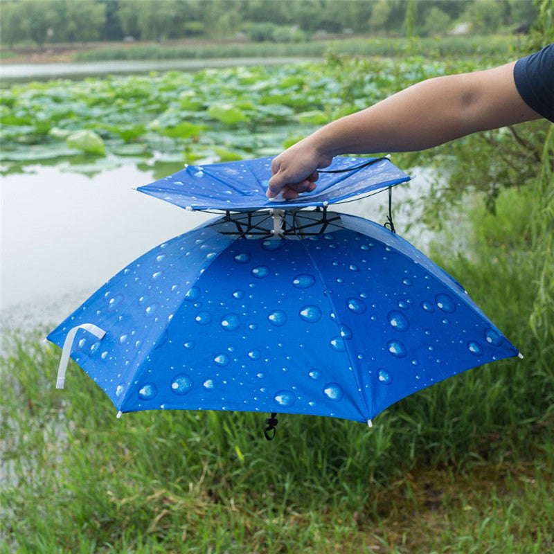 Fishing umbrella hat