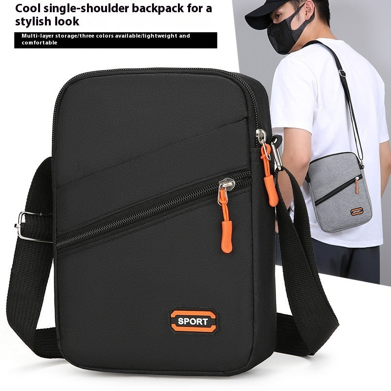 Ultra Light Crossbody Commuter Bag For Leisure Travel In Oxford Cloth Urban Simplicity With Silver Gray Black Navy